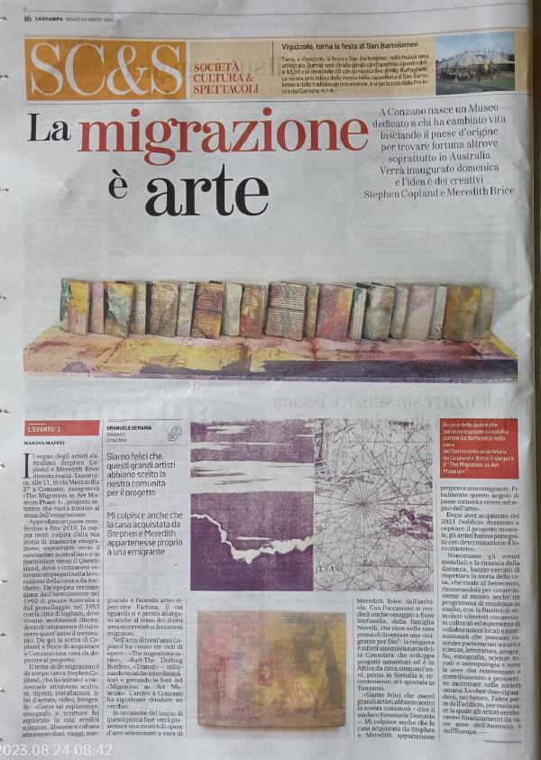 LA STAMPA 24 August 2023 logo